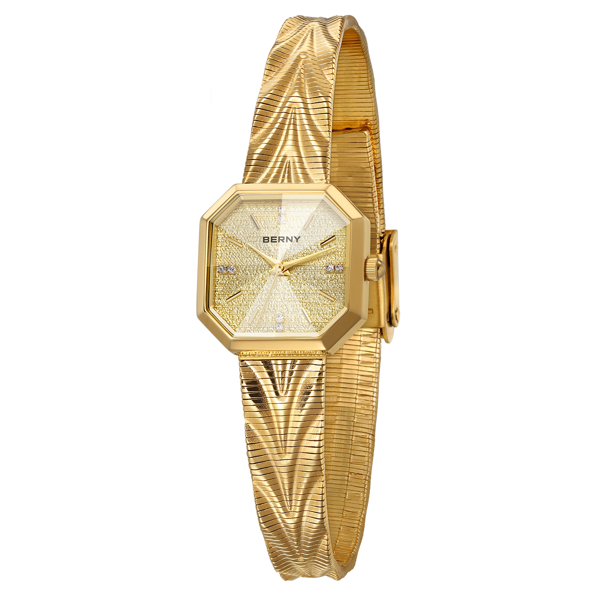 Luxury Watch Female - BERNY Gold Watch for Women Grit