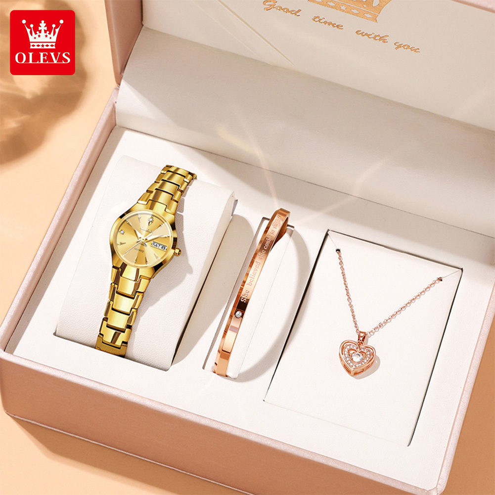 Luxury Women'S Watch - OLEVS Ladies Watch 8697 Luxury Elegant