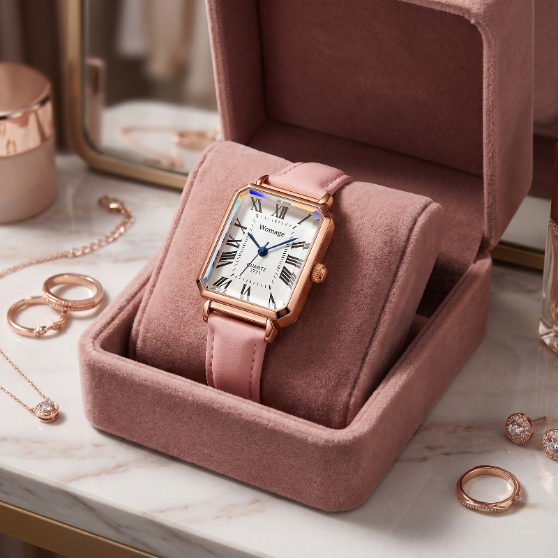 Luxury Watch Female - Fashion Rectangle Quartz Watches for Women