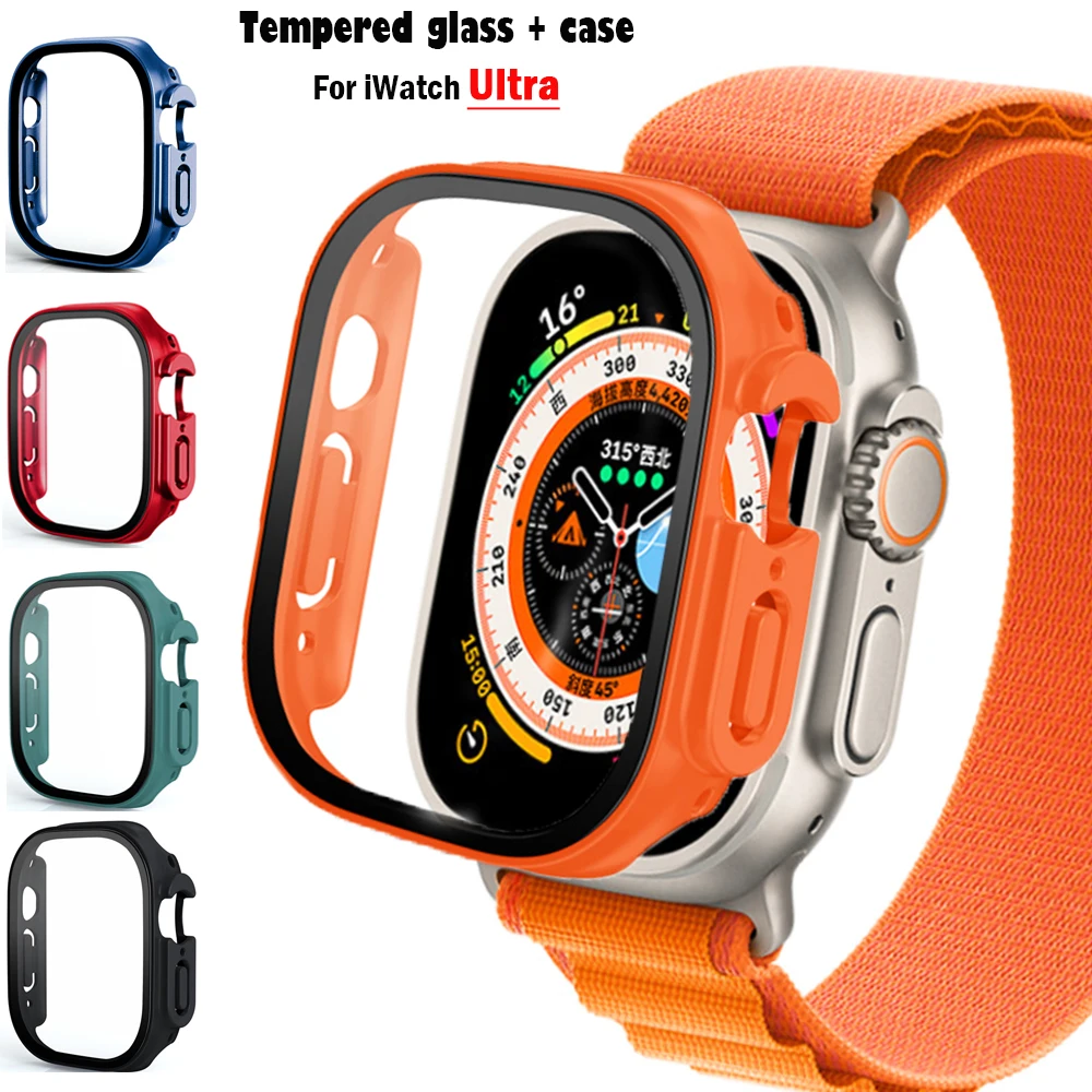 Luxury Watch Ap - Glass+case For Apple Watch Ultra 49mm