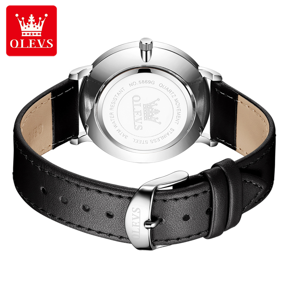 OLEVS Ultra Thin 6.5mm Top Ori - đánh giá và giá Luxury Watch Sale