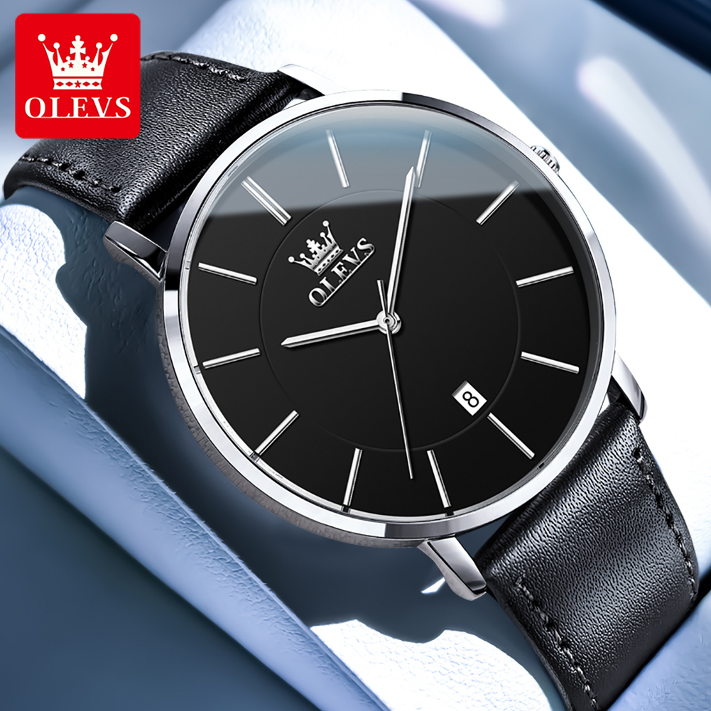 OLEVS Ultra Thin 6.5mm Top Ori - đánh giá và giá Luxury Watch Sale