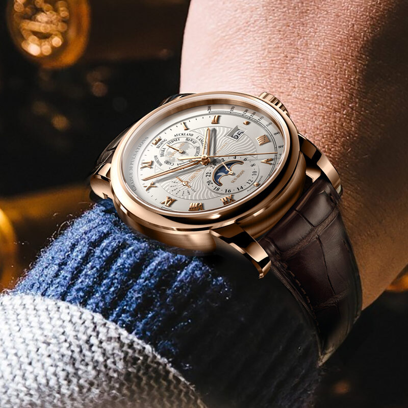 LOBINNI Men Automatic Watch 42 - đánh giá và giá Luxury Watch In The World