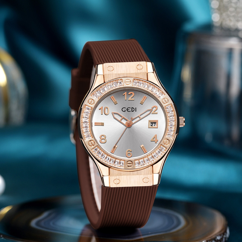 Fashion GEDI Light Luxury Diam - đánh giá và giá Luxury Watch Girl