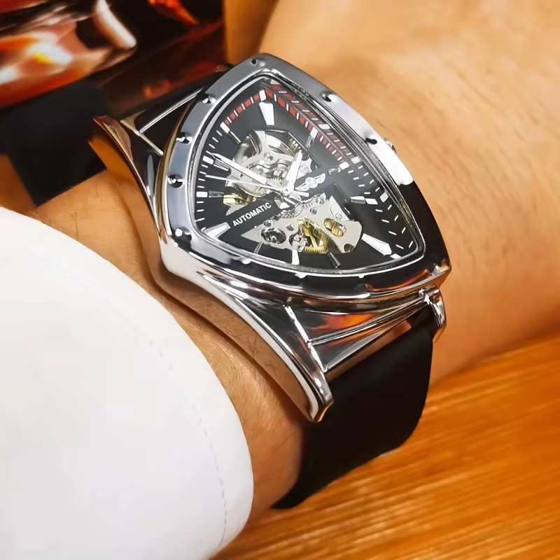 WINNER Men's Luxury Military M - đánh giá và giá Watch Triangle Luxury