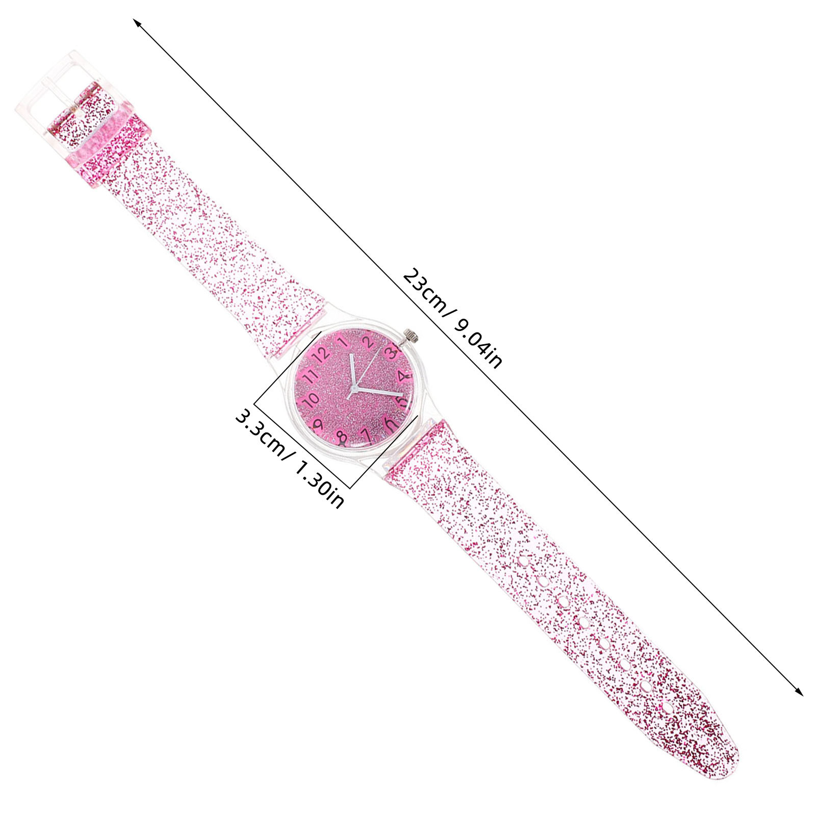 Kids Watch Colorful Shining De - đánh giá và giá Luxury Watch White