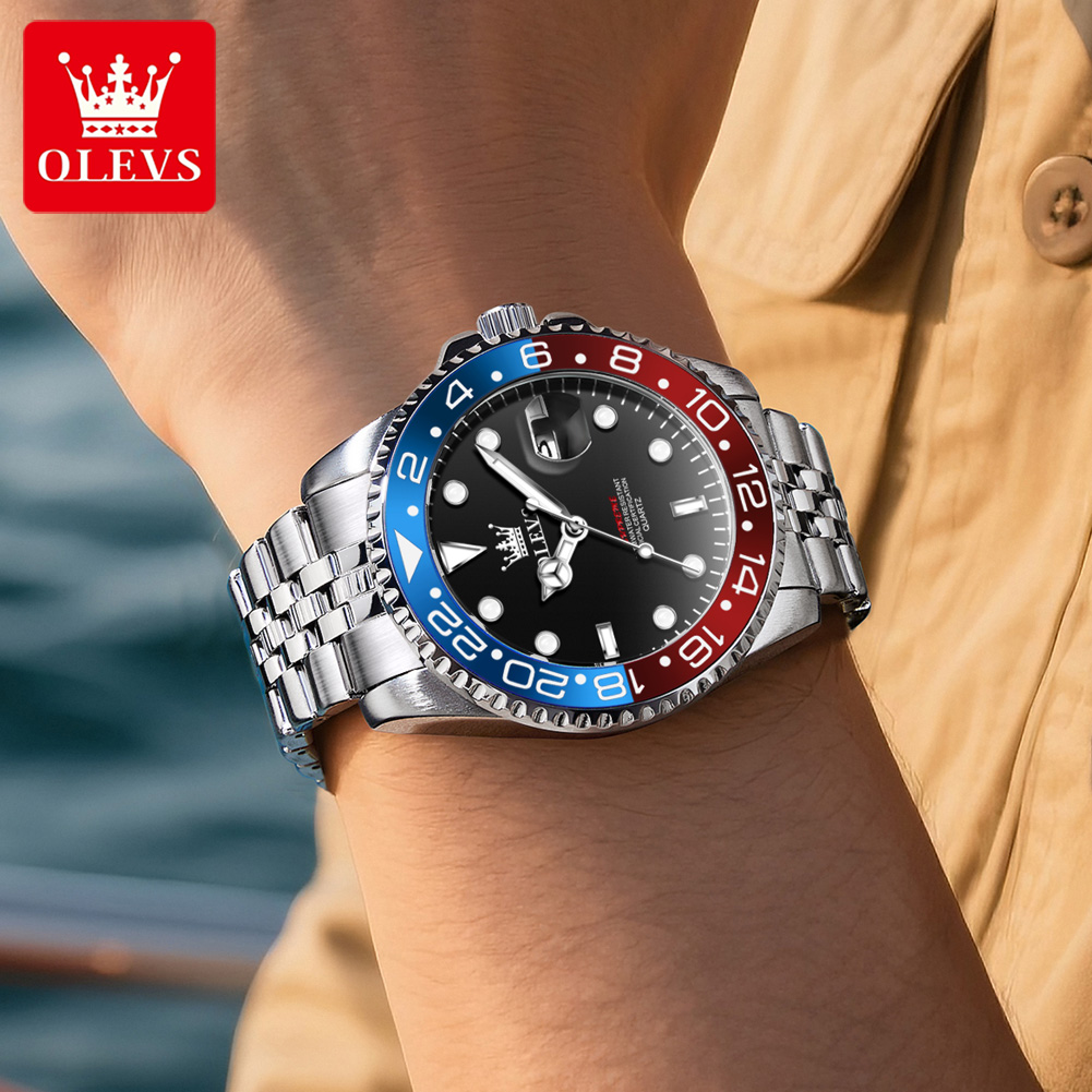 OLEVS 5657 Original Brand Men' - đánh giá và giá Luxury Quartz Watch Brands