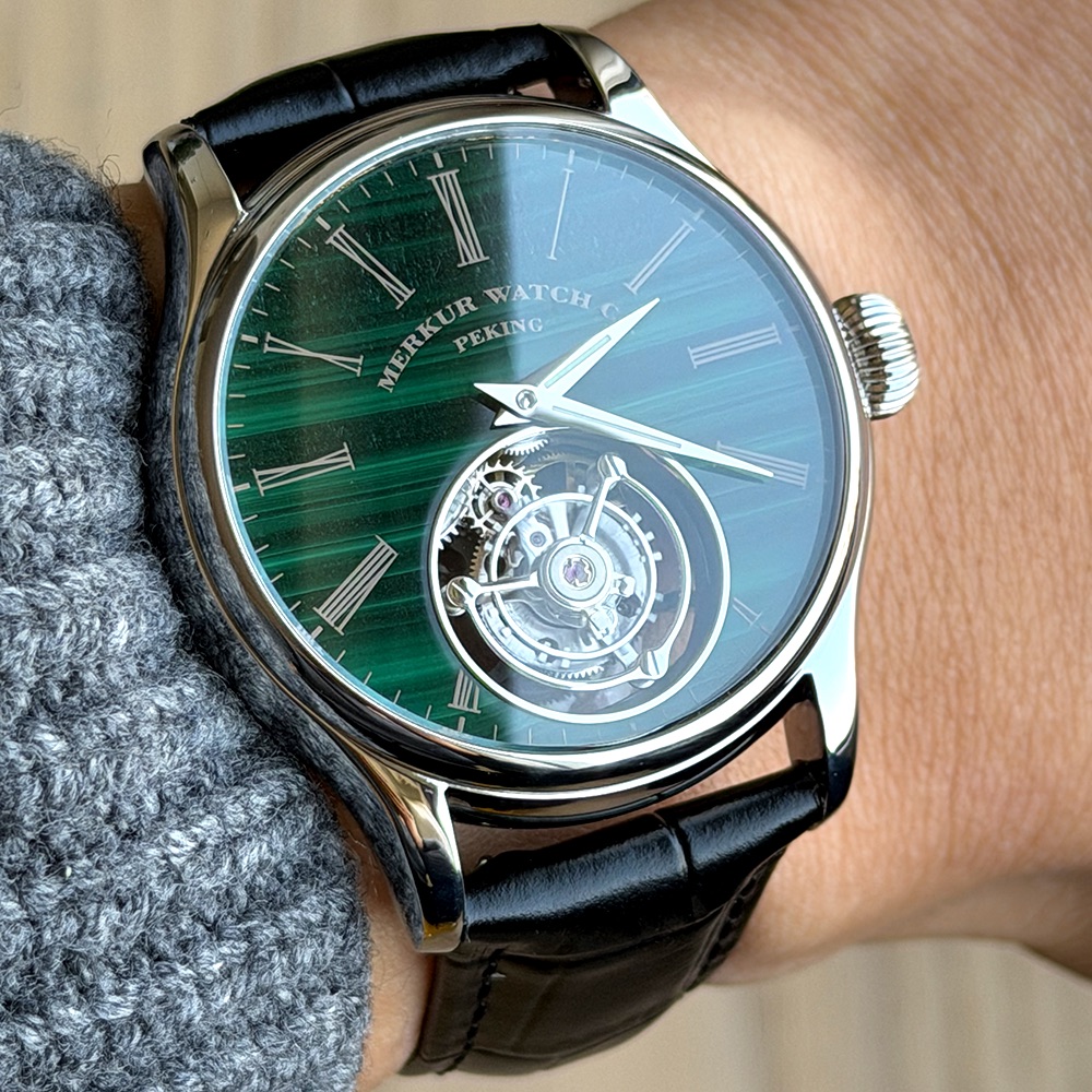 Merkur 100% Tourbillon Watch M - đánh giá và giá Tourbillon Movement Watch