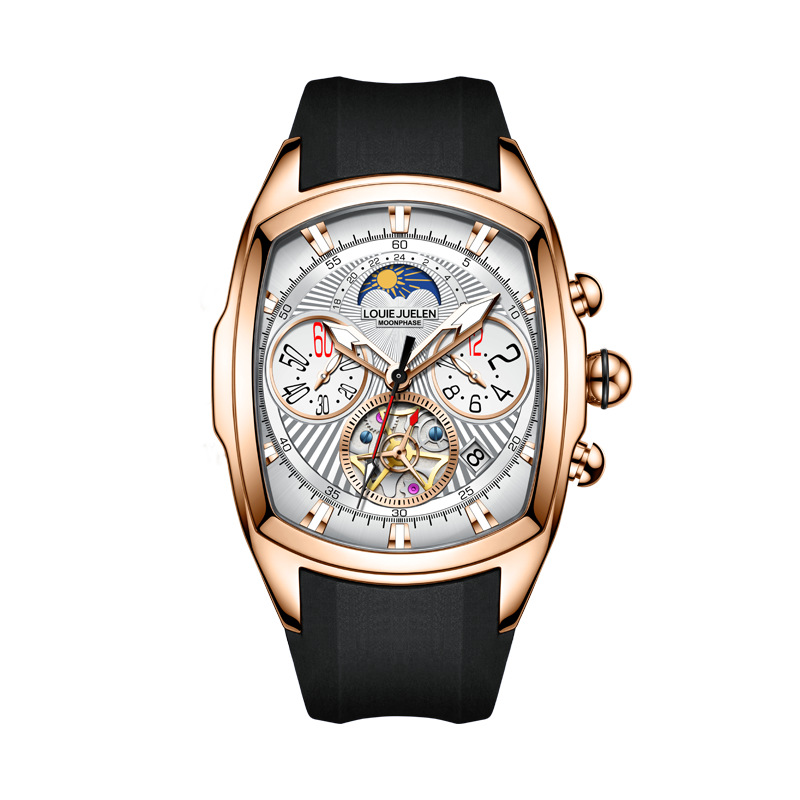 Men's Luxury Quartz Watch with - đánh giá và giá Tourbillon Movement Watch