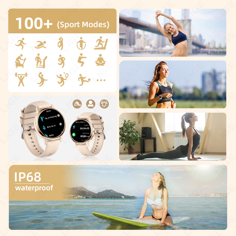 2026 LIGE Women Smart Watch Lu - đánh giá và giá Luxury Watch In The World