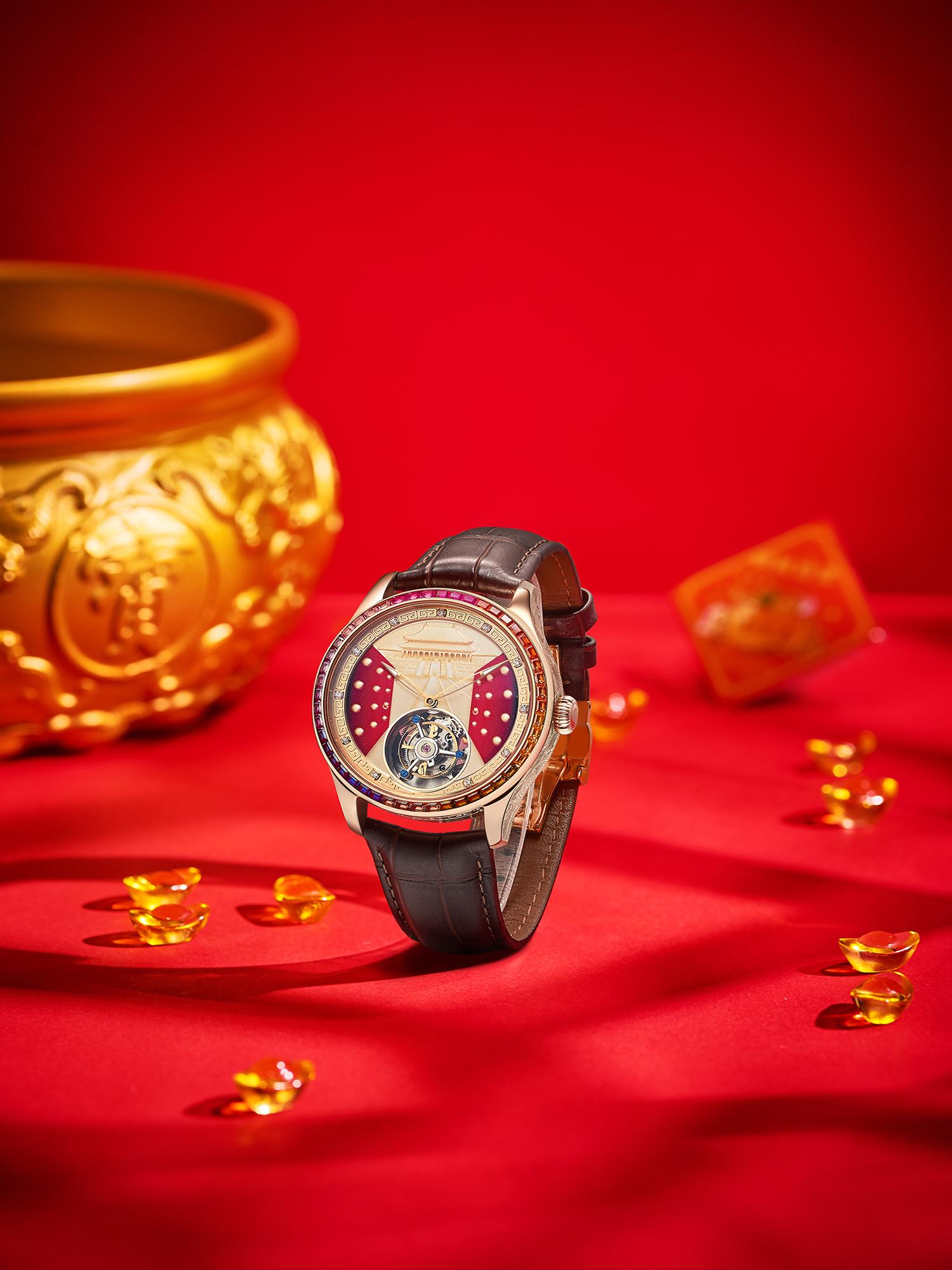 Men's watch with automatic mec - đánh giá và giá Tourbillon Movement Watch