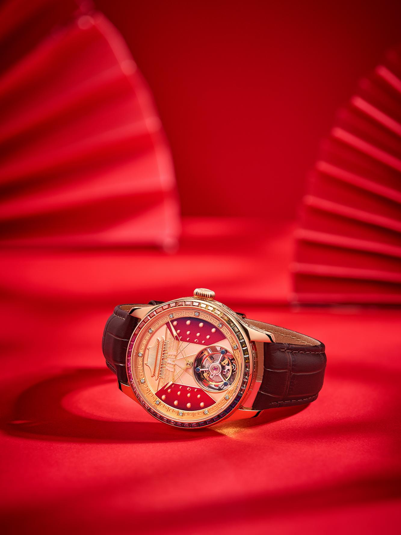 Men's watch with automatic mec - đánh giá và giá Tourbillon Movement Watch