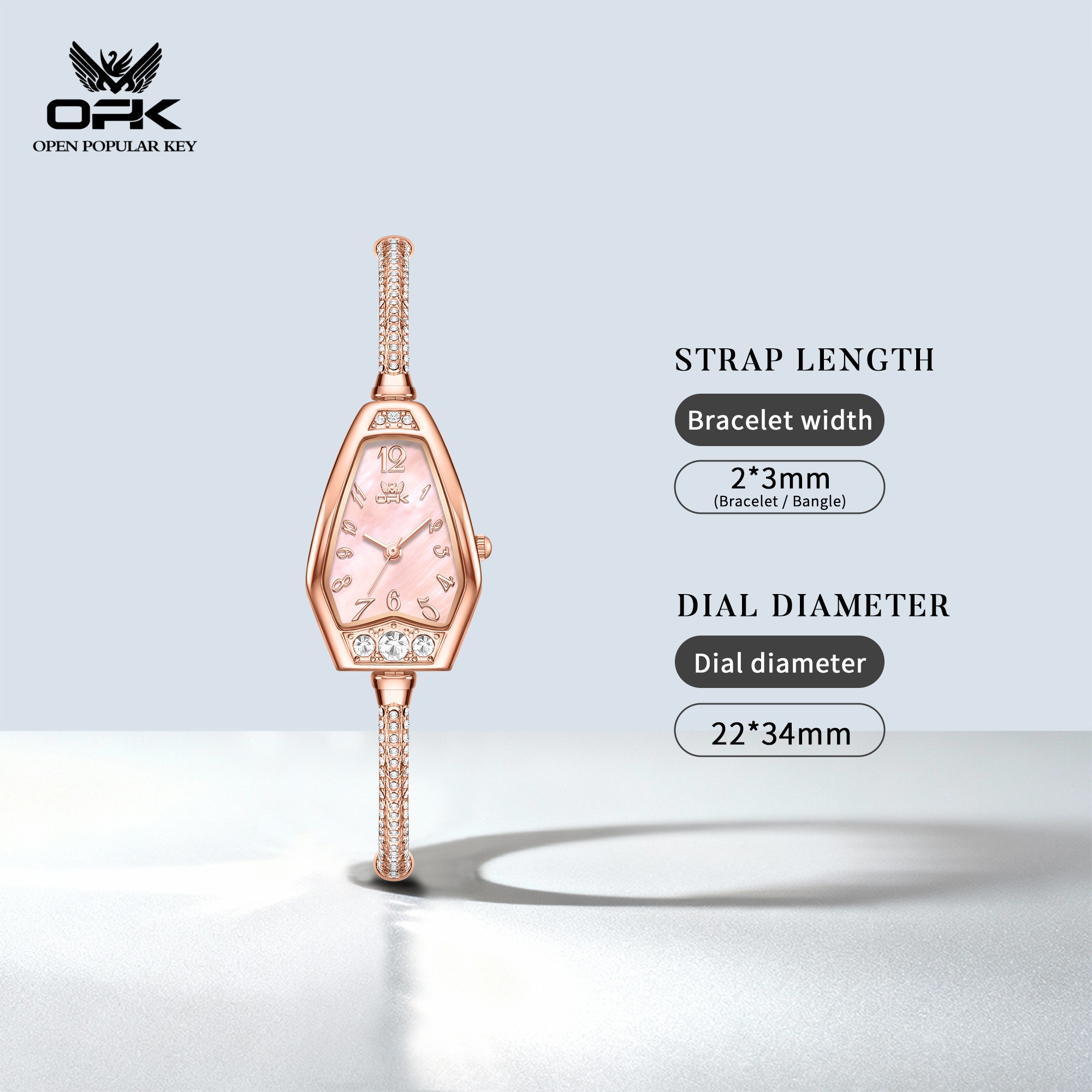 OPK 6096 Original Brand Watche - đánh giá và giá Watch Triangle Luxury