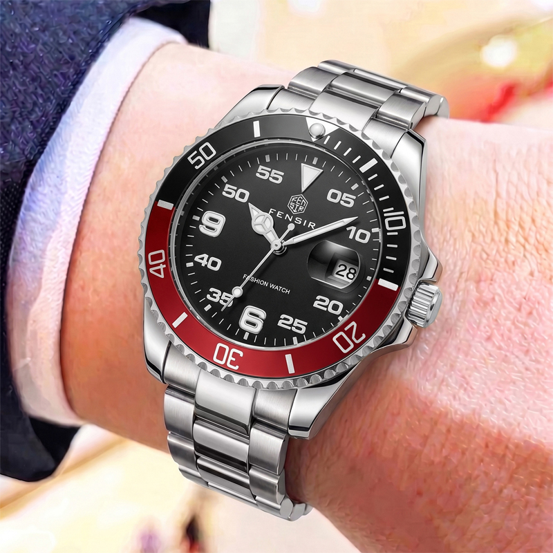 Classic men's quartz watch wit - đánh giá và giá Luxury Watch Makes
