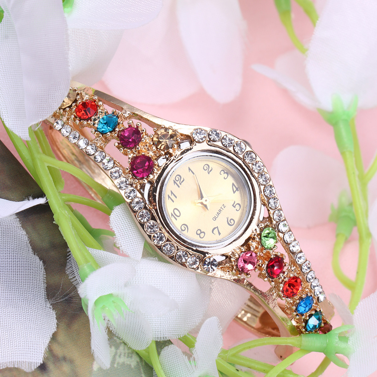 Elegant Women's Bracelet Watch - đánh giá và giá Luxury Watch White
