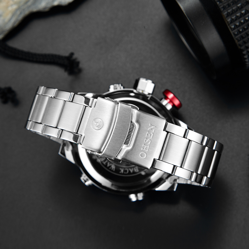 Mới Đồng Hồ OHSEN Thương Hiệu  - đánh giá và giá Luxury Watch White