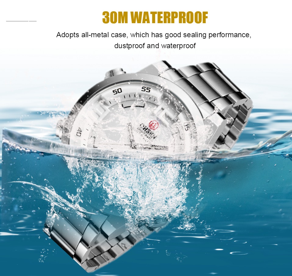 Mới Đồng Hồ OHSEN Thương Hiệu  - đánh giá và giá Luxury Watch White