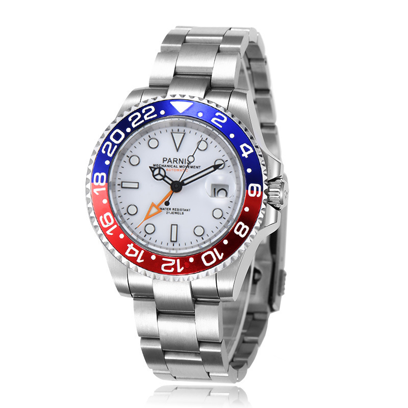 2025 New Parnis 40mm White Dia - đánh giá và giá Luxury Watch White
