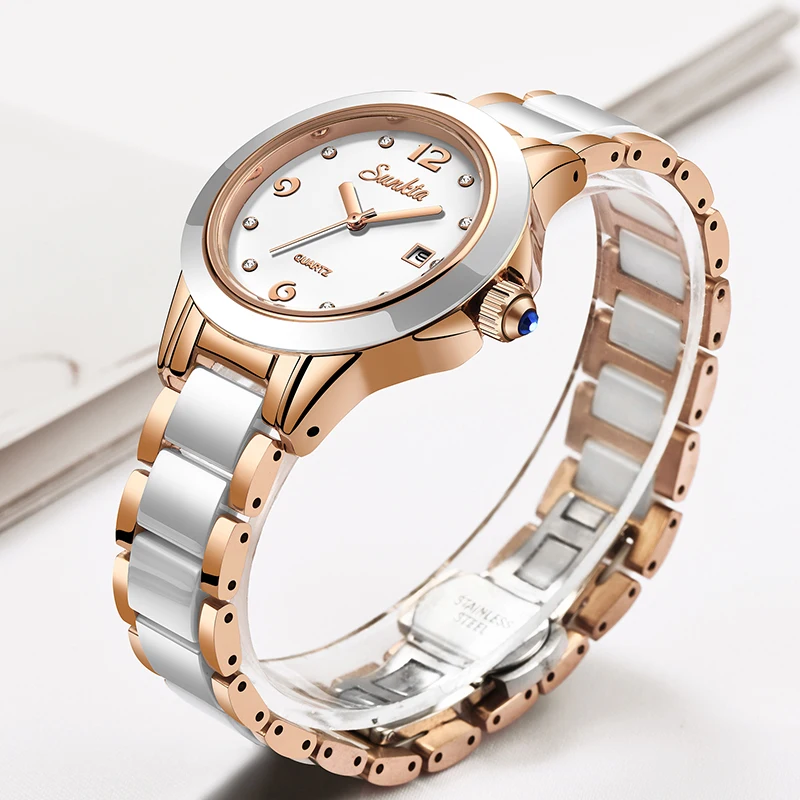 Sunkta Fashion Casual Quartz W - đánh giá và giá Luxury Women'S Watch