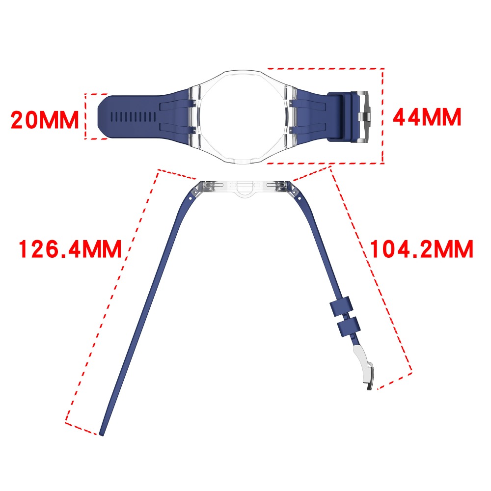 Transparent Case+Liquid Silico - đánh giá và giá Luxury Watch Ap
