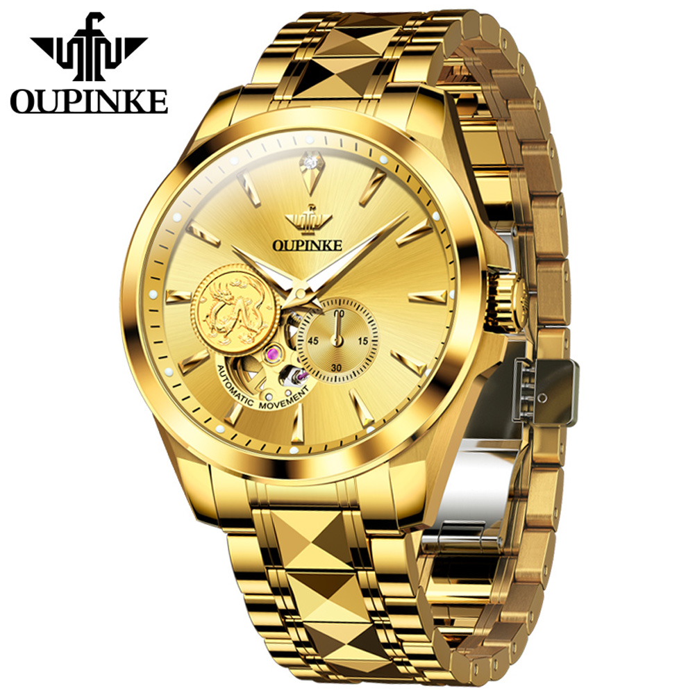 OUPINKE Men's Watches Top Bran - đánh giá và giá Luxury Watch Brands Logo