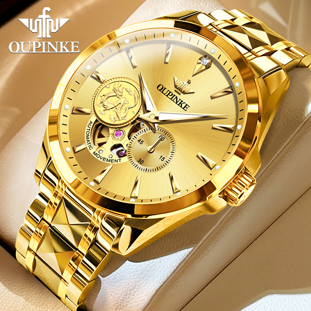 OUPINKE Men's Watches Top Bran - đánh giá và giá Luxury Watch Brands Logo