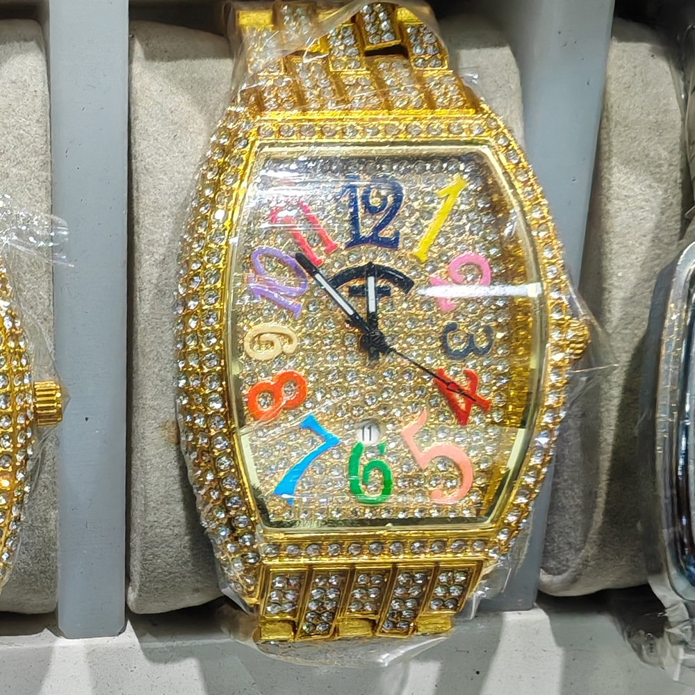 Tonneau NO Logo Full Diamond H - đánh giá và giá Luxury Watch Brands Logo