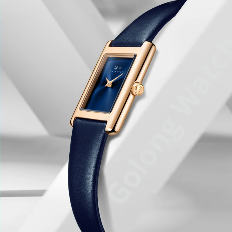 I&W Carnival Ultra thin Quartz - đánh giá và giá Luxury Watch With Leather Strap