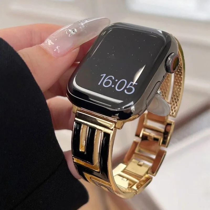 Luxury Metal Strap For Apple W - đánh giá và giá Luxury Watch Ap