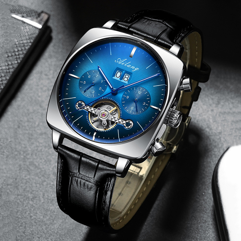 AILANG Famous Brand New Square - đánh giá và giá Tourbillon Movement Watch