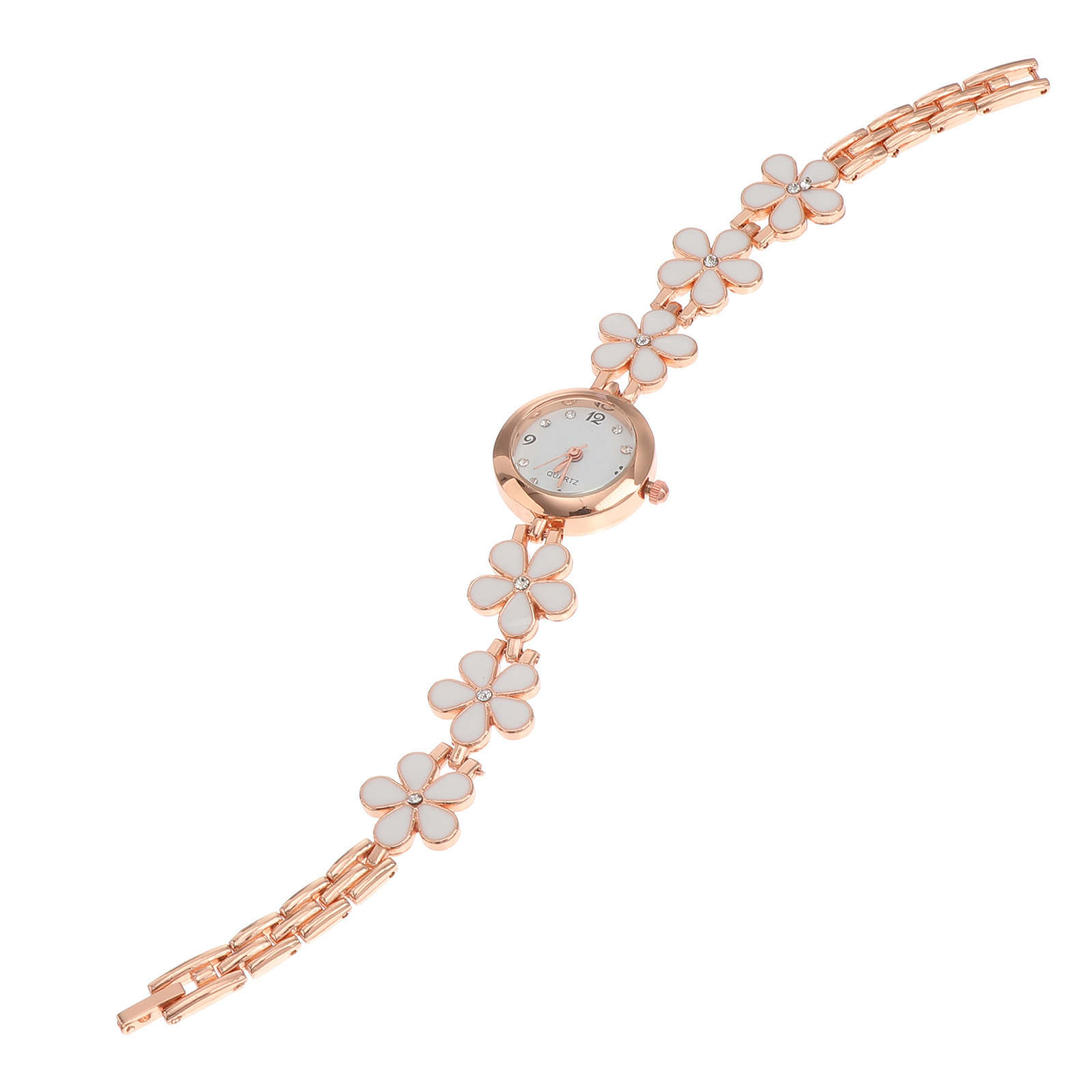 Elegant Crystal Quartz Bracele - đánh giá và giá Luxury Watch White