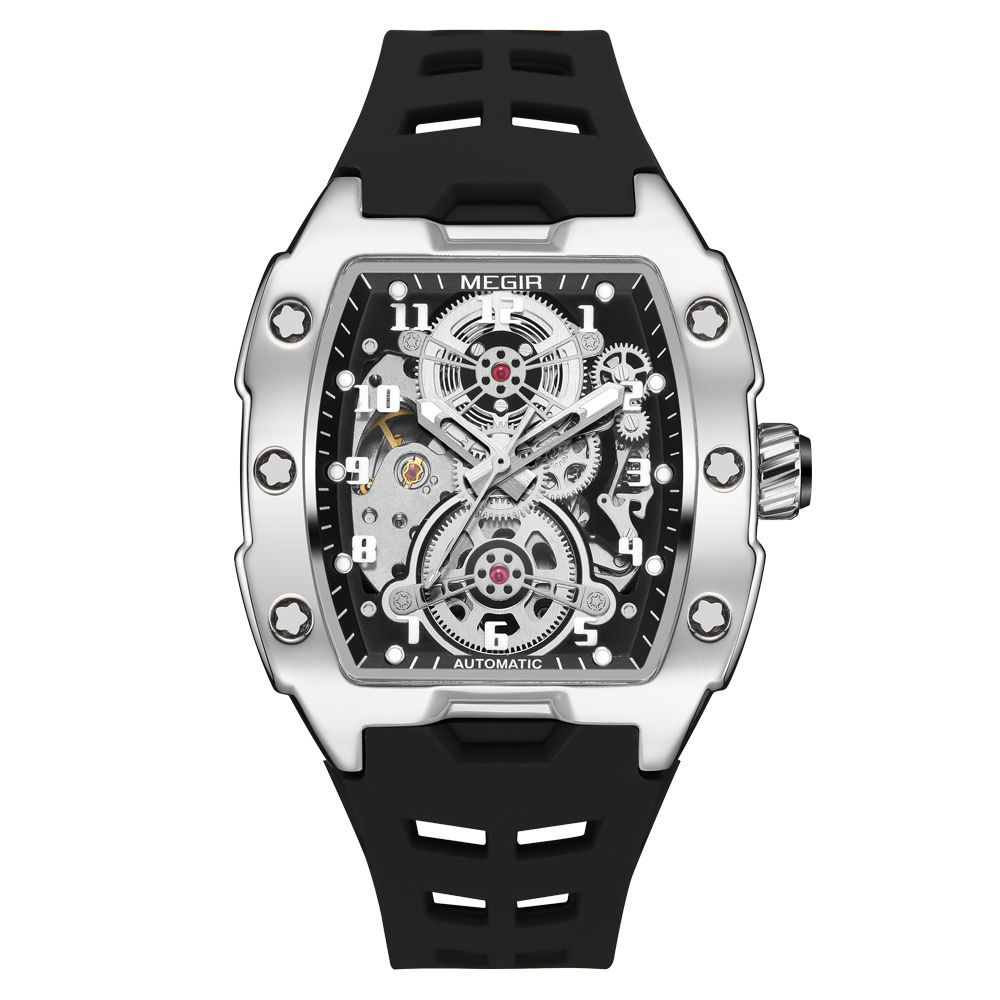 MEGIR Fashion Sport Alloy Case - đánh giá và giá Tourbillon Movement Watch