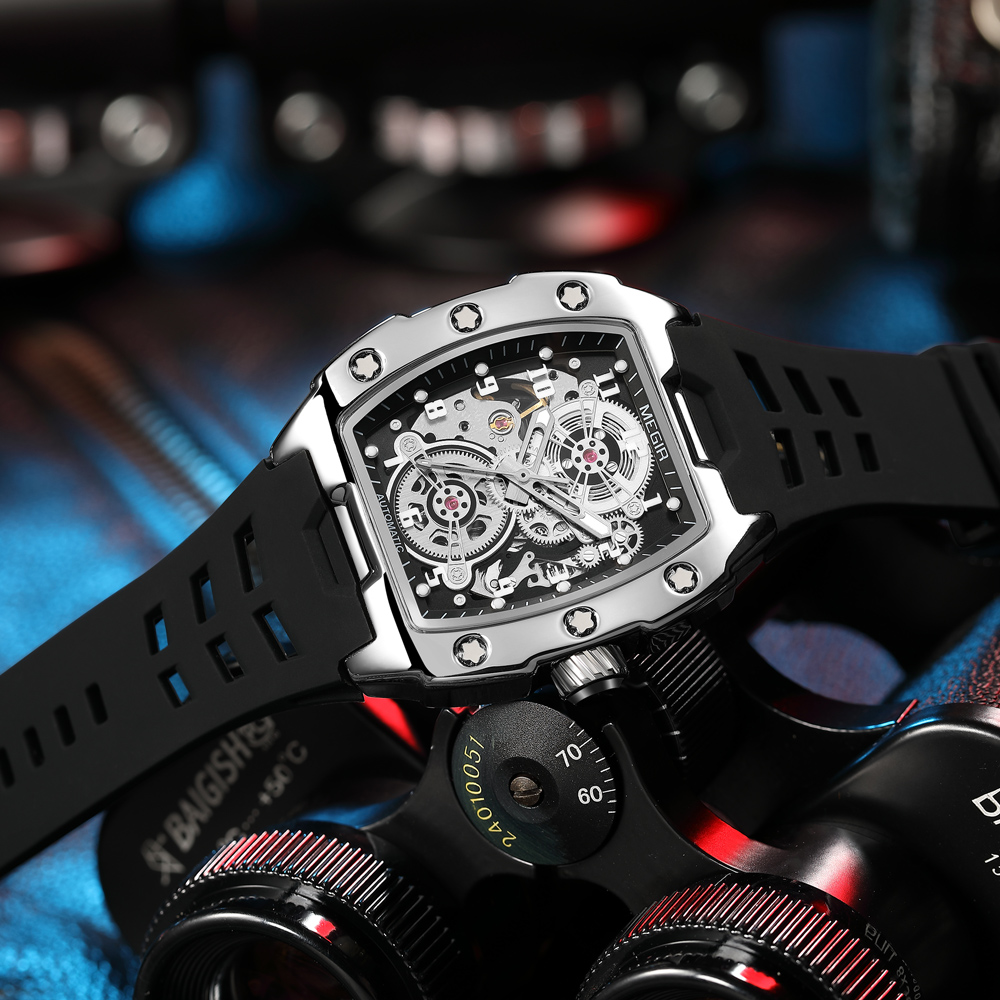 MEGIR Fashion Sport Alloy Case - đánh giá và giá Tourbillon Movement Watch