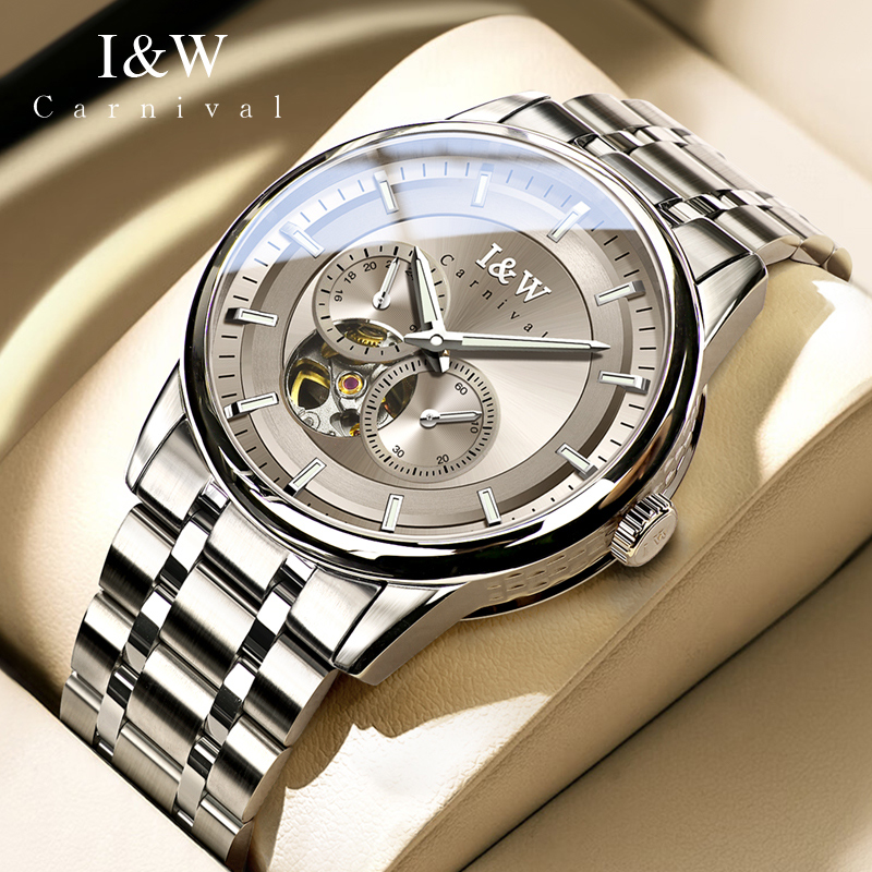 Carnival Brand I&W High-End Se - đánh giá và giá Tourbillon Movement Watch