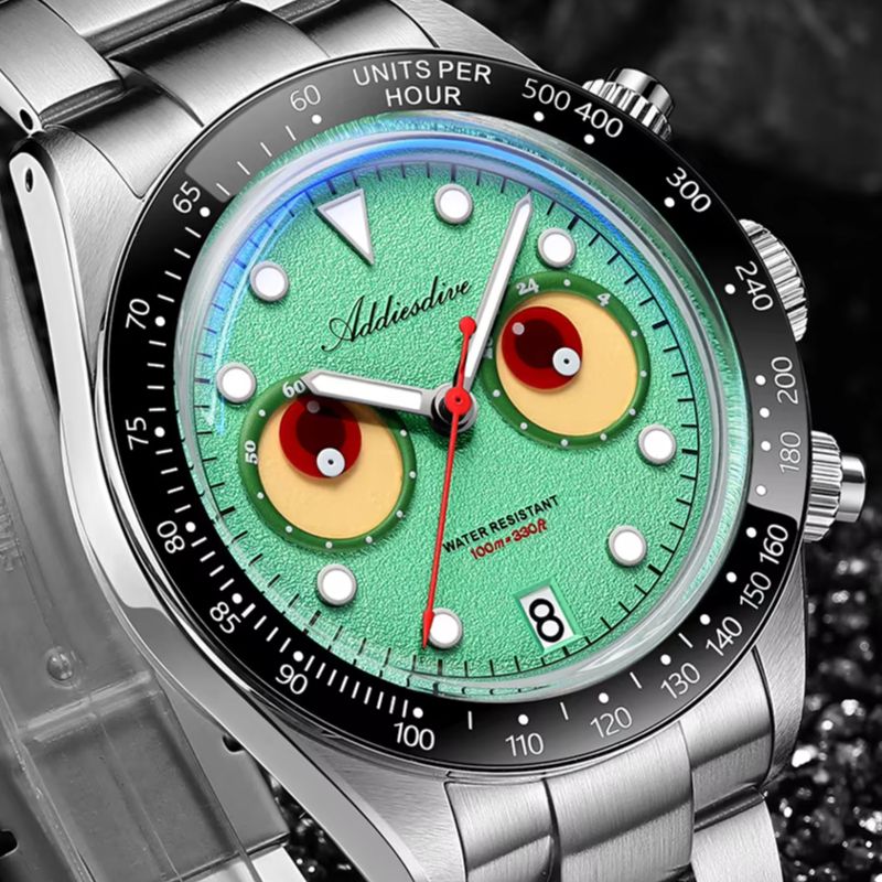 ADDIESDIVE Chronograph Quartz  - đánh giá và giá Luxury Watch Makes