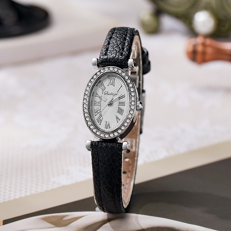 Luxury Watch Women Fashion Ova - đánh giá và giá Luxury Watch With Leather Strap