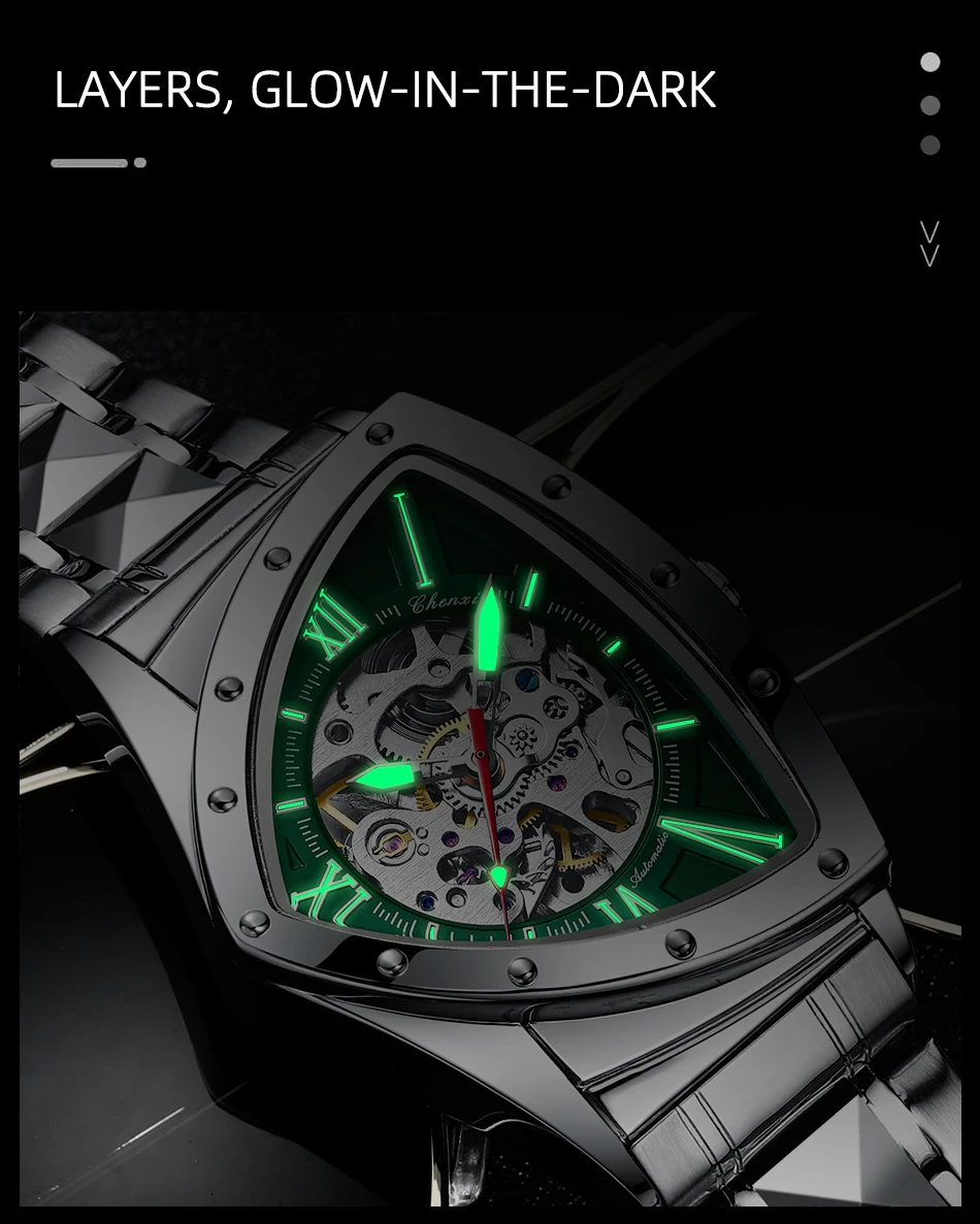 CHENXI Designer Luxury Fashion - đánh giá và giá Watch Triangle Luxury