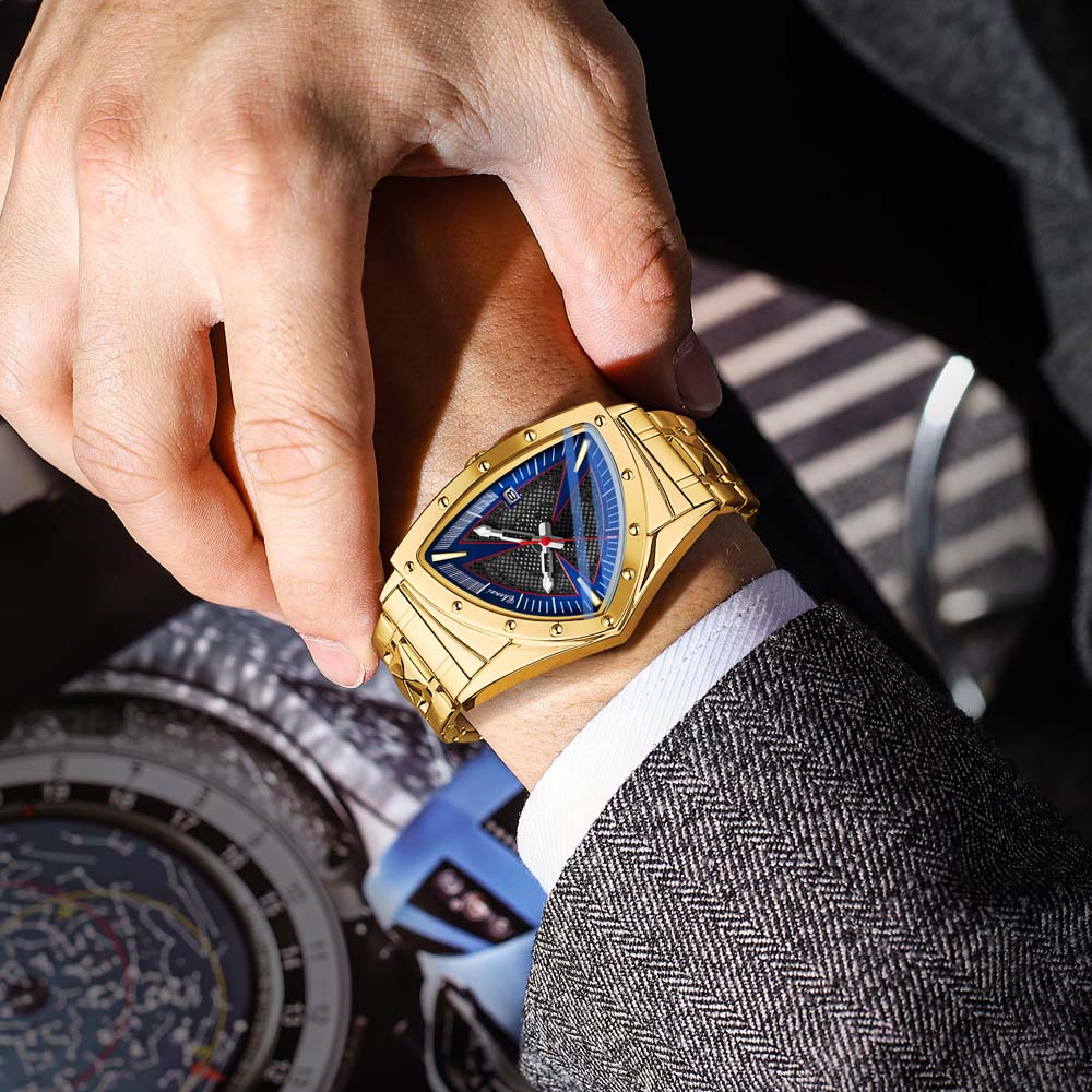 CHENXI Luxury Men's Watch Quar - đánh giá và giá Watch Triangle Luxury