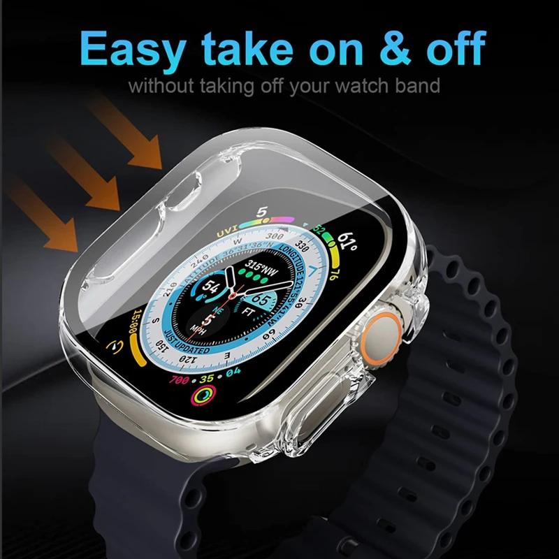 Glass+case For Apple Watch Ult - đánh giá và giá Luxury Watch Ap
