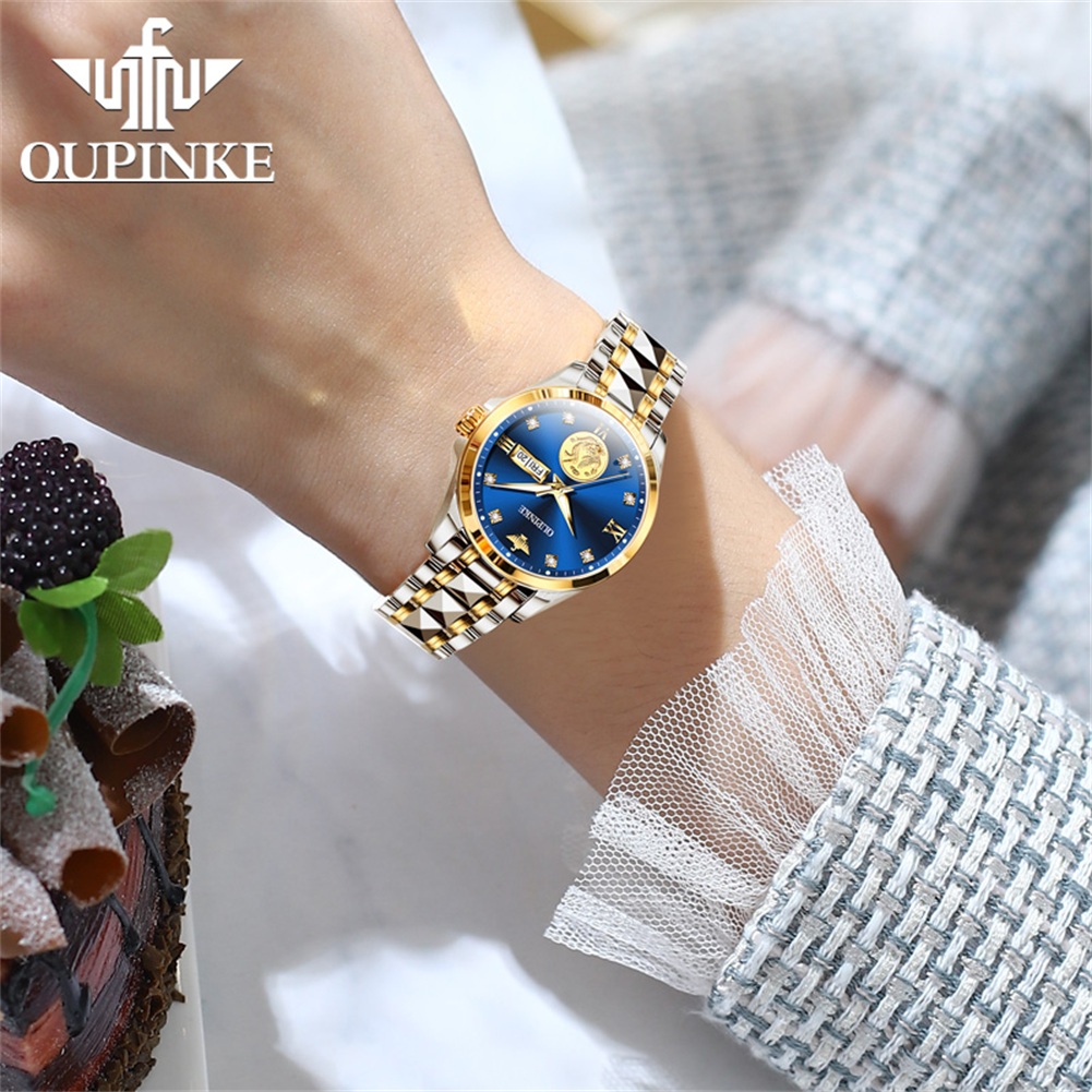 OUPINKE Women's Watches Elegan - đánh giá và giá Luxury Watch Brands Logo
