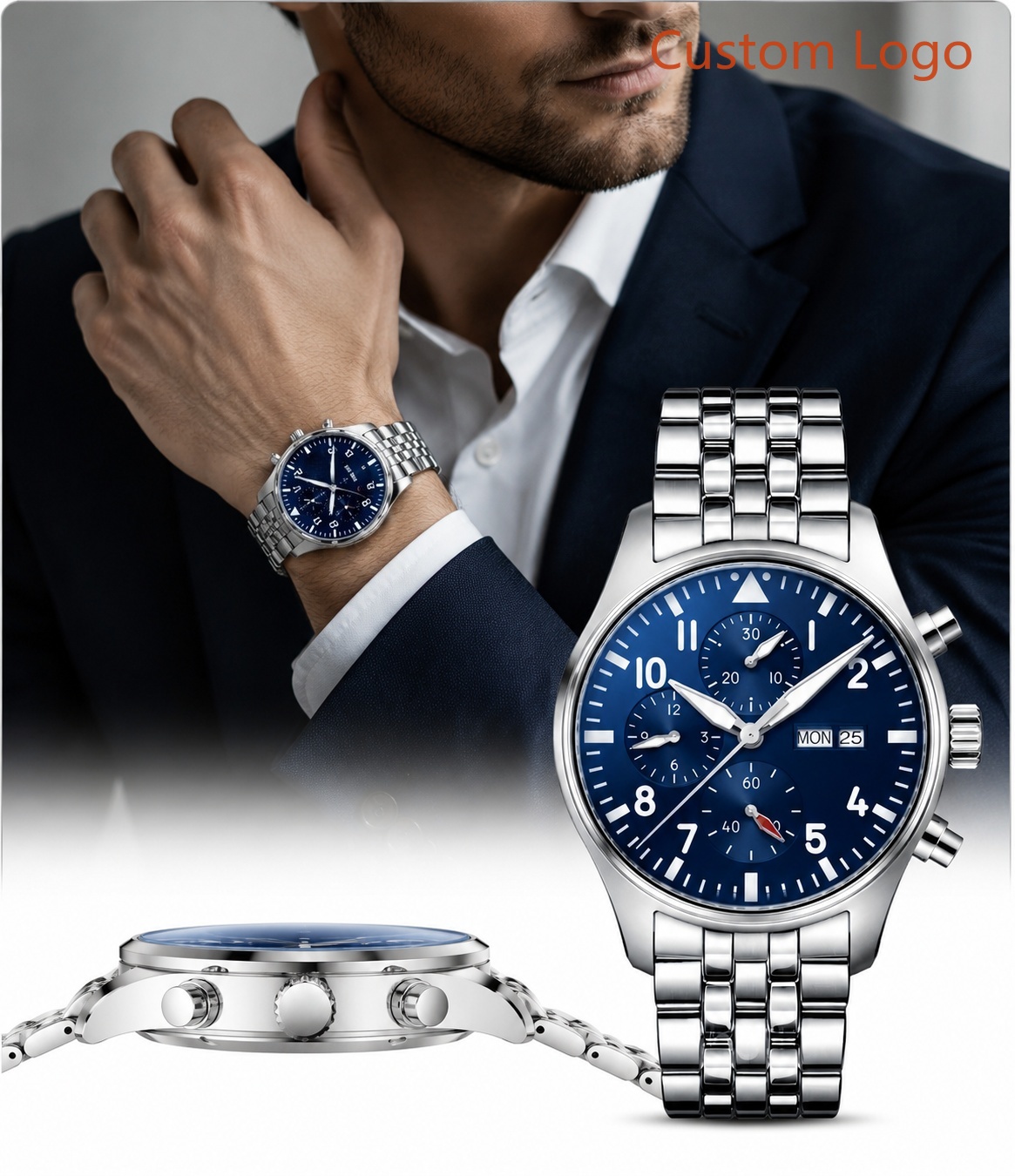 43mm Classic Military Pilot Me - đánh giá và giá Watch Triangle Luxury