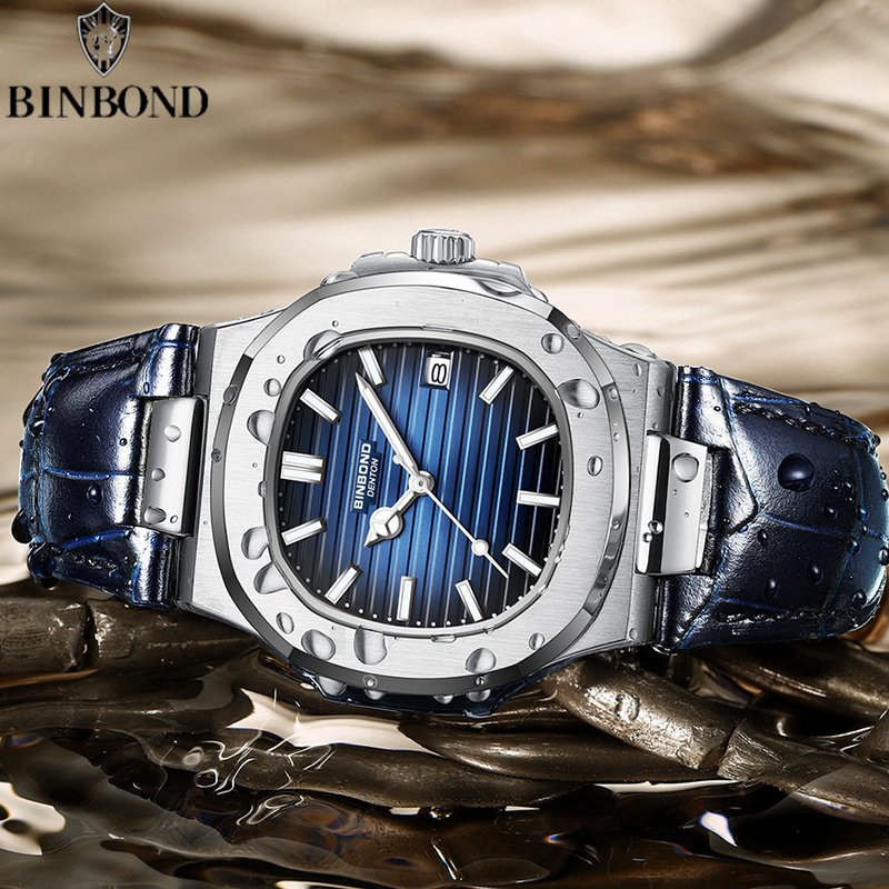 BINBOND Top Brand Hot sale Men - đánh giá và giá Luxury Watch Sale